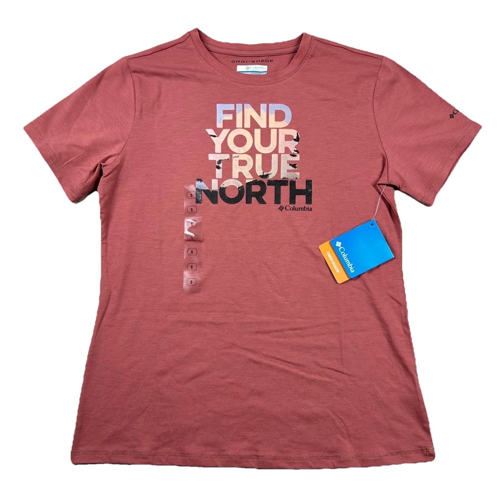 Columbia Shirt Womens S Magnolia Springs Sayings Tee Find True North Basic Mauve